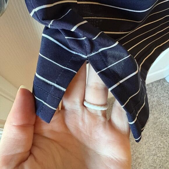 Bobby Jones Performance Moselem Springs Golf Club Stripe Polo Navy XXL - Picture 11 of 13